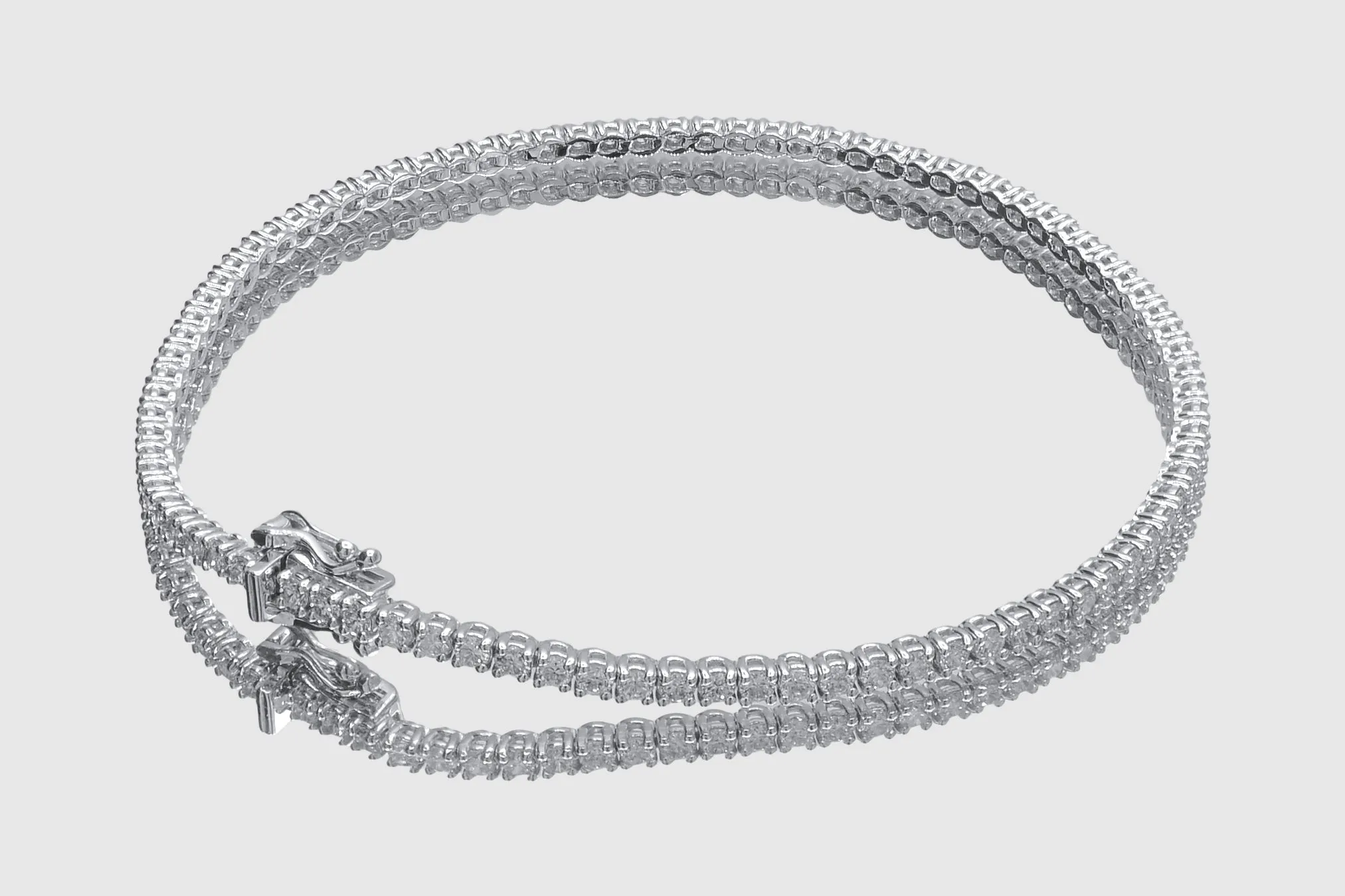 1.7mm 2 pointers Diamond Tennis Bracelet