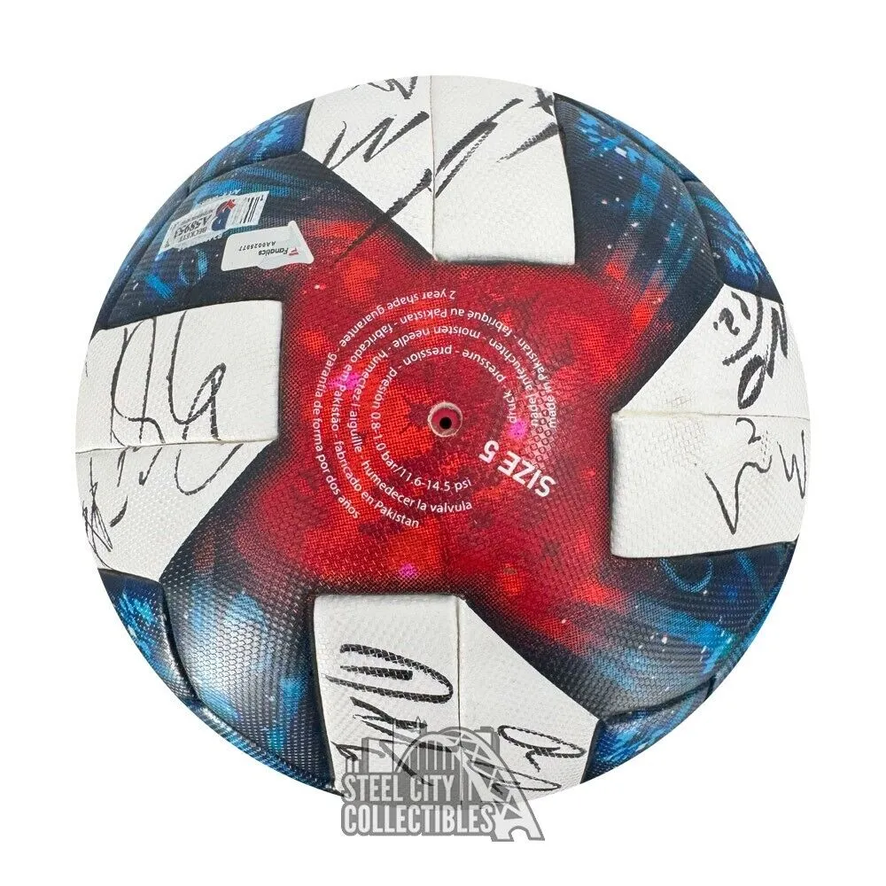 2019 Chicago Fire FC Autographed Match Used Soccer Ball - BAS/Fanatics LOA