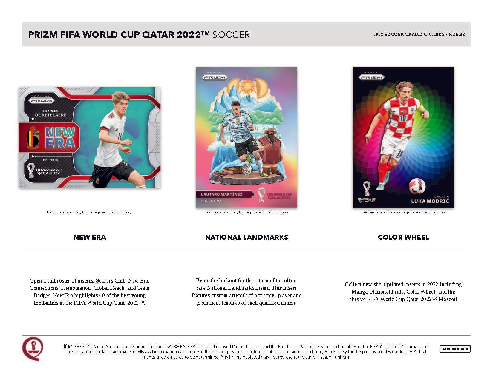 2022 Panini Prizm World Cup Soccer Hobby