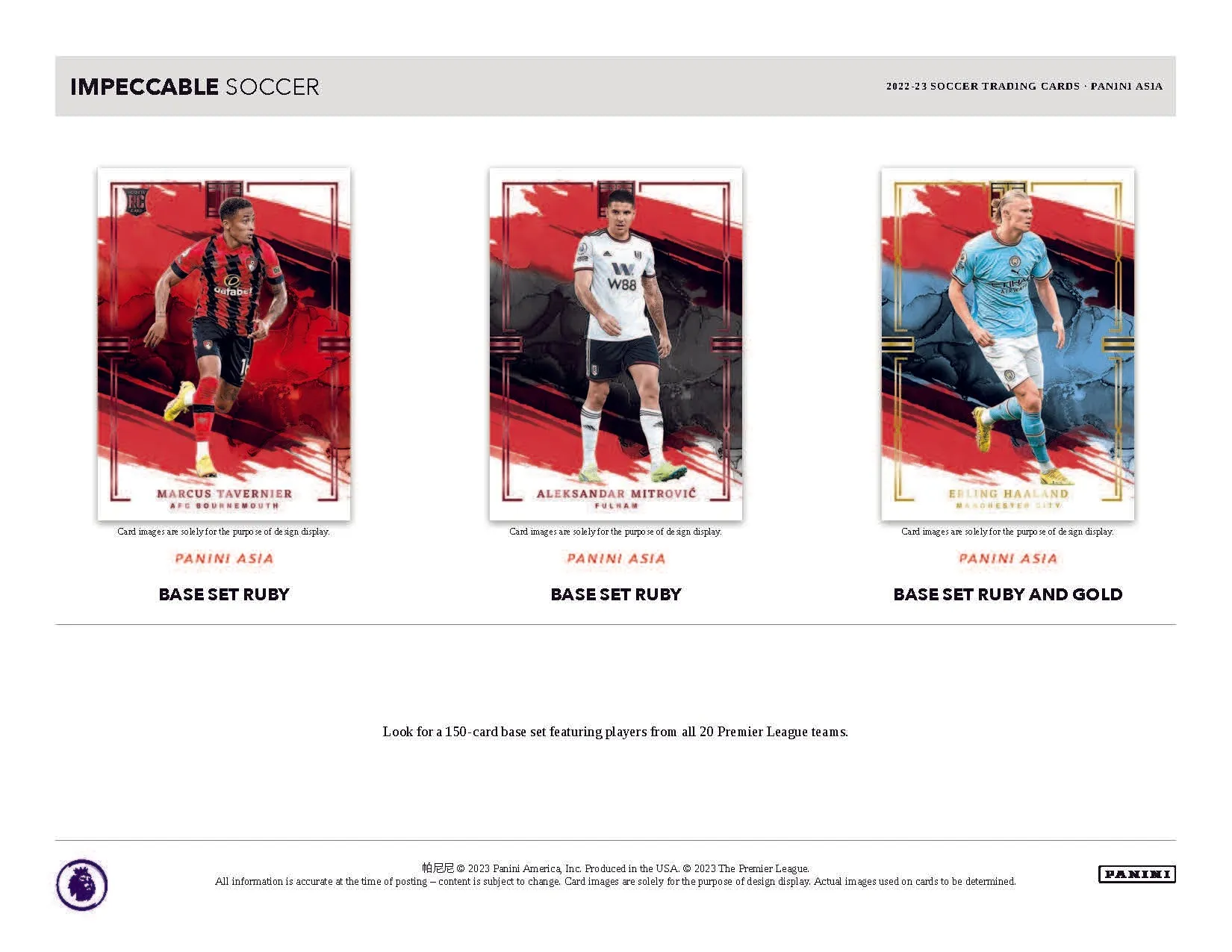 22-23 Panini Impeccable Soccer Tmall