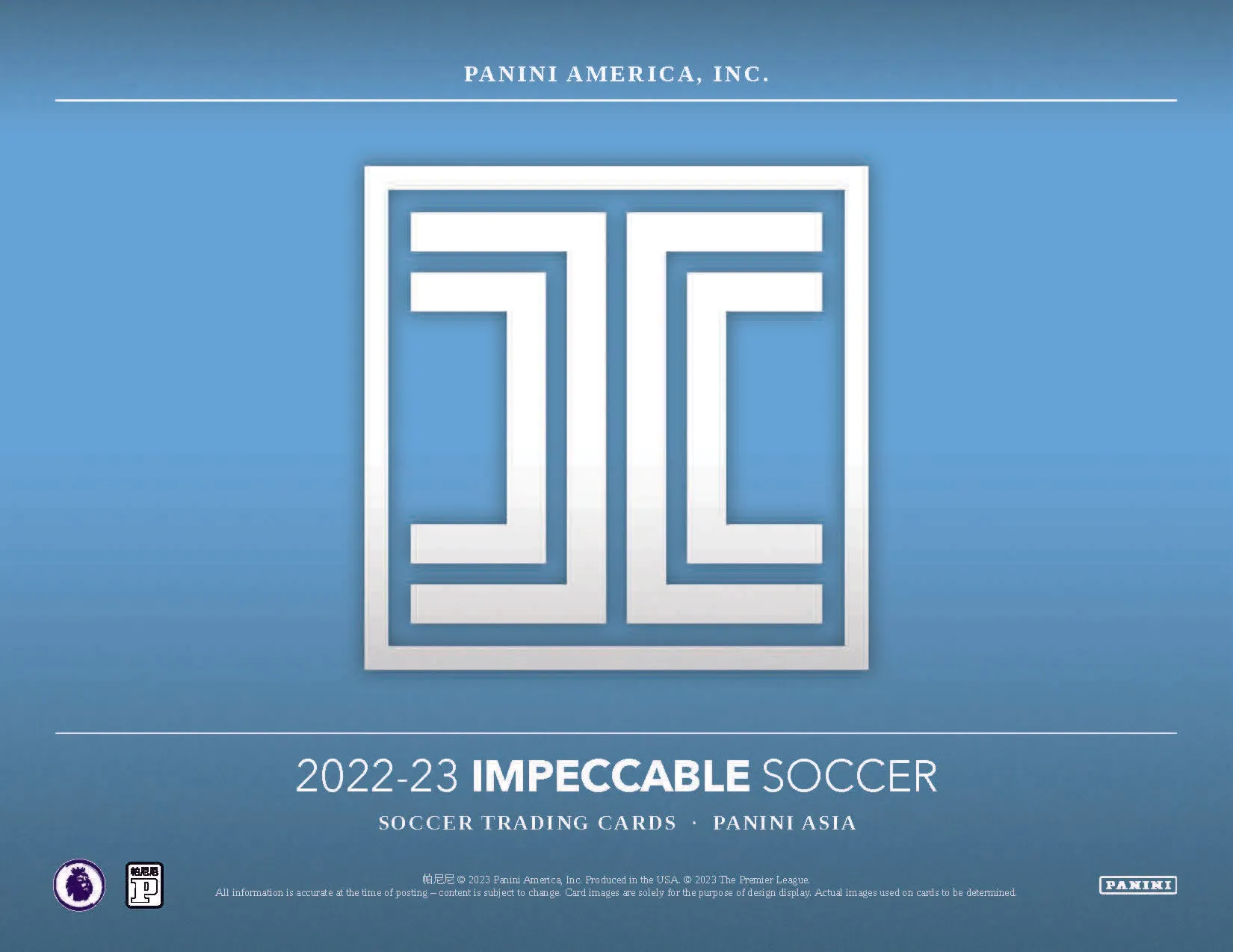 22-23 Panini Impeccable Soccer Tmall