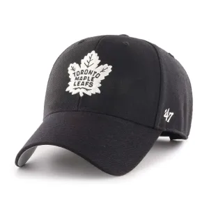 47 Brand NHL Basic MVP Black / White Adjustable Hat - Toronto Maple Leafs