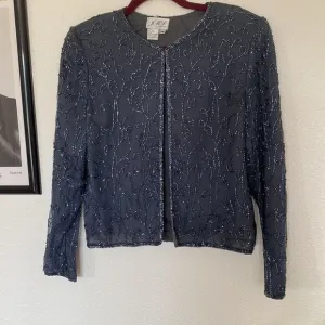 90s Silk NWT‎ beaded cardigan