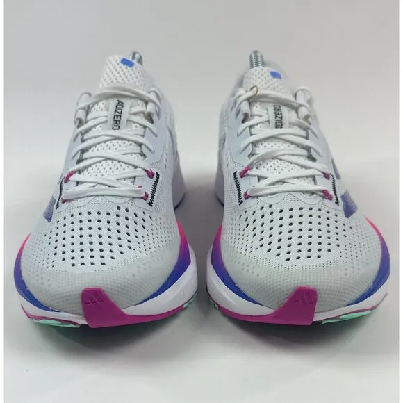 Adidas Adizero SL Junior Kids 5.5 White Pink Low Running Shoes Sneakers H06413