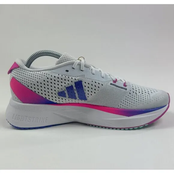 Adidas Adizero SL Junior Kids 5.5 White Pink Low Running Shoes Sneakers H06413