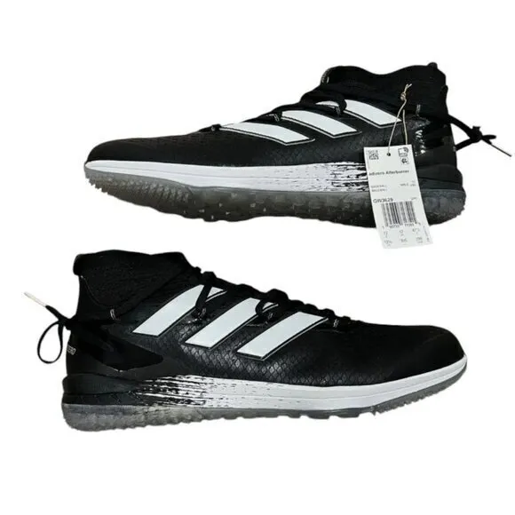 Adidas Afterburner 8 New Wave Baseball Turf Shoes‎ GW3629 Black/White Size 7 NIB
