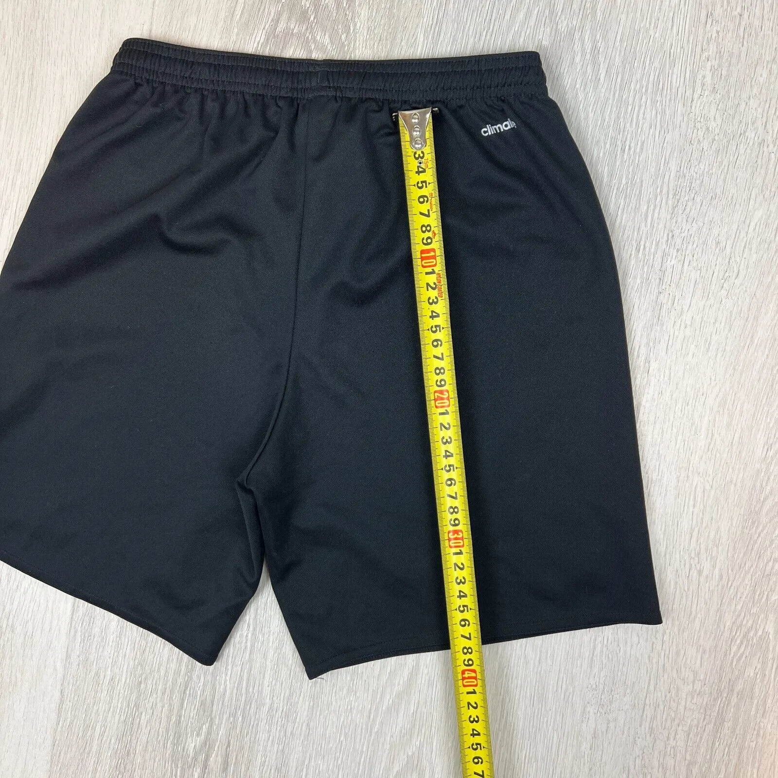 adidas Kids Black Soccer Shorts Football Shorts Size 13-14 Years