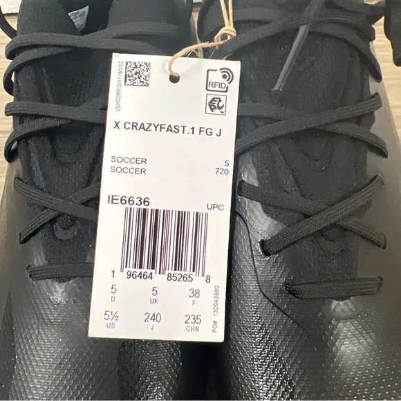 adidas x CRAZYFAST .1 FG J Soccer Cleats Boy's Size 5.5 IE6636 NWOB