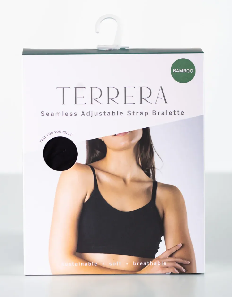 Adjustable Strap Bralette - Black