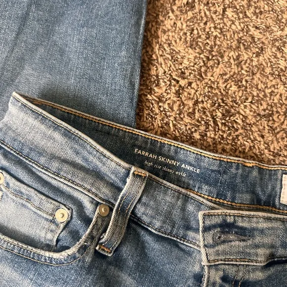 AG Adriano Goldschmied The Farrah Skinny Ankle Size 31R