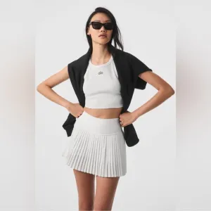 ALO YOGA Grand Slam Tennis Skirt SZ. XXS NWOT