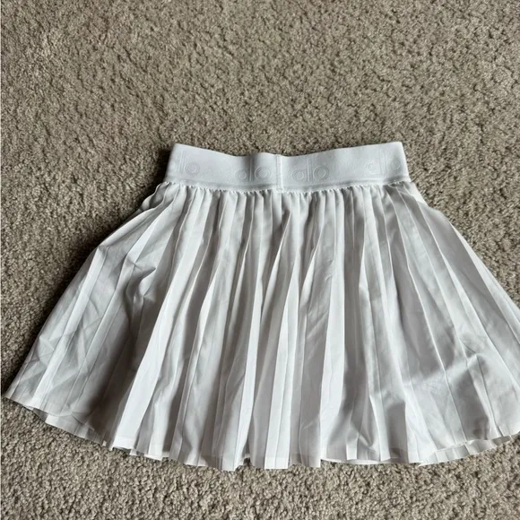Alo Yoga White Aces Tennis Skirt XXS