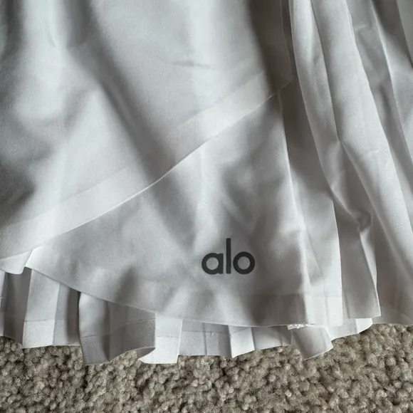 Alo Yoga White Aces Tennis Skirt XXS