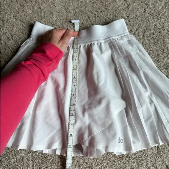 Alo Yoga White Aces Tennis Skirt XXS