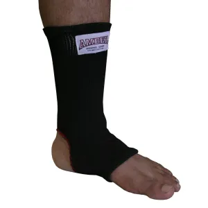 Amber Fight Gear Nylon Ankle Wraps Open Heel Design for Superior