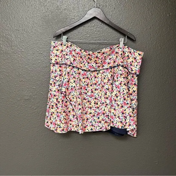 Athleta Ace Tennis Skort 13.5&quot; in Volley Floral Lunaria