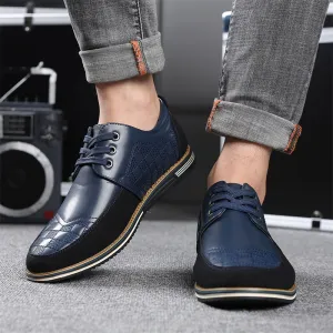 Autumn Men's Casual Shoes 46 Yards Large Size Lace-up Single