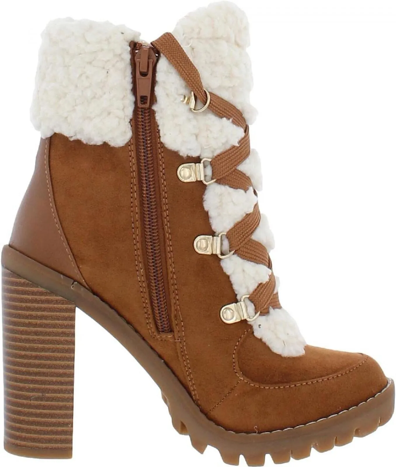 BCBGeneration Women's Hiker Ankle Boot GN219526 Camel Brown 6M