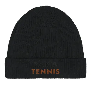 Beanie Paris Tennis 2  - Cotton Bio, Embroidered Design