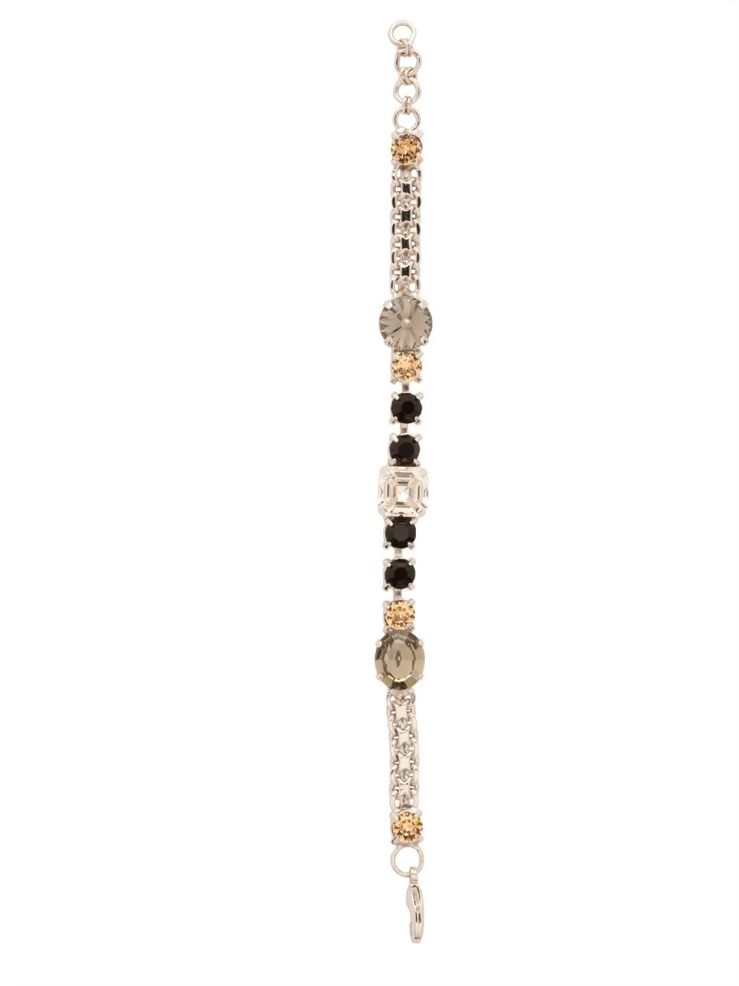 Bevy Tennis Bracelet - Palladium Evening Moon
