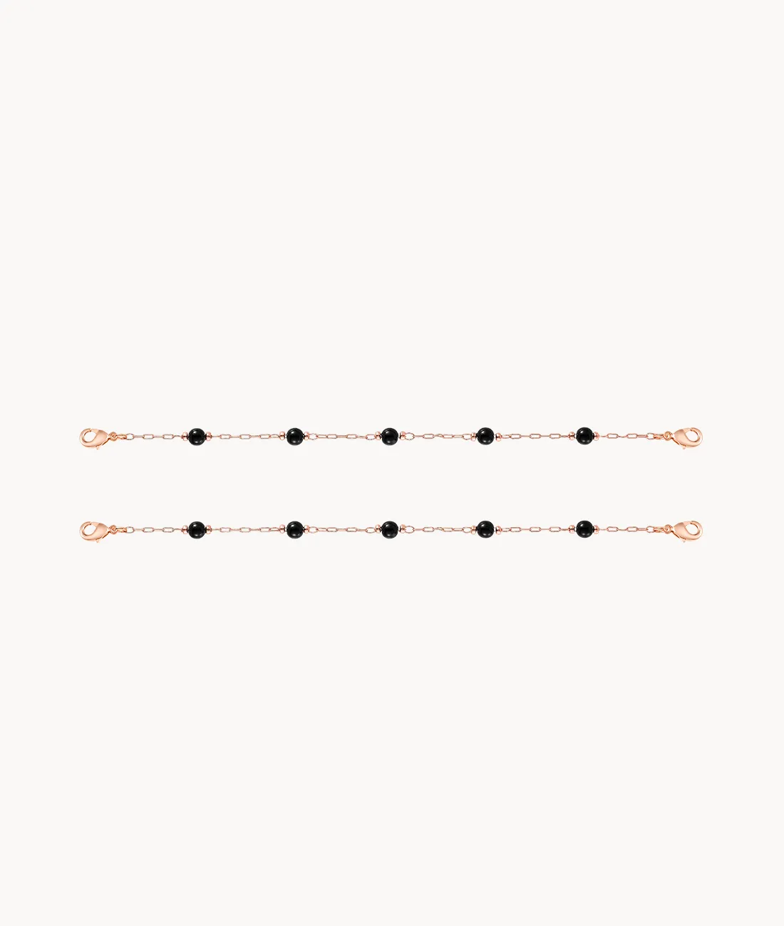 Black Bead Swing Chain