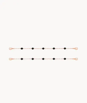 Black Bead Swing Chain