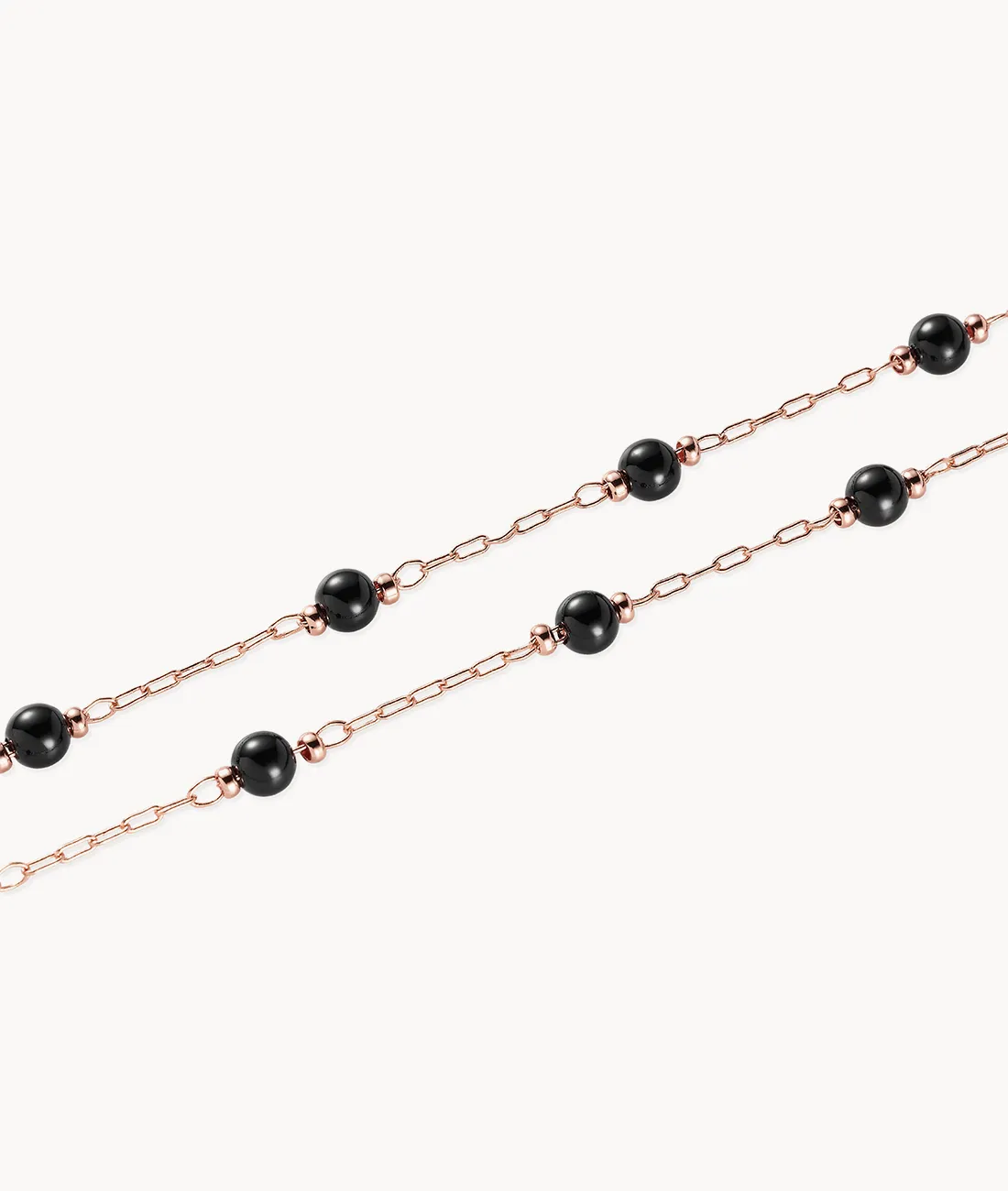 Black Bead Swing Chain