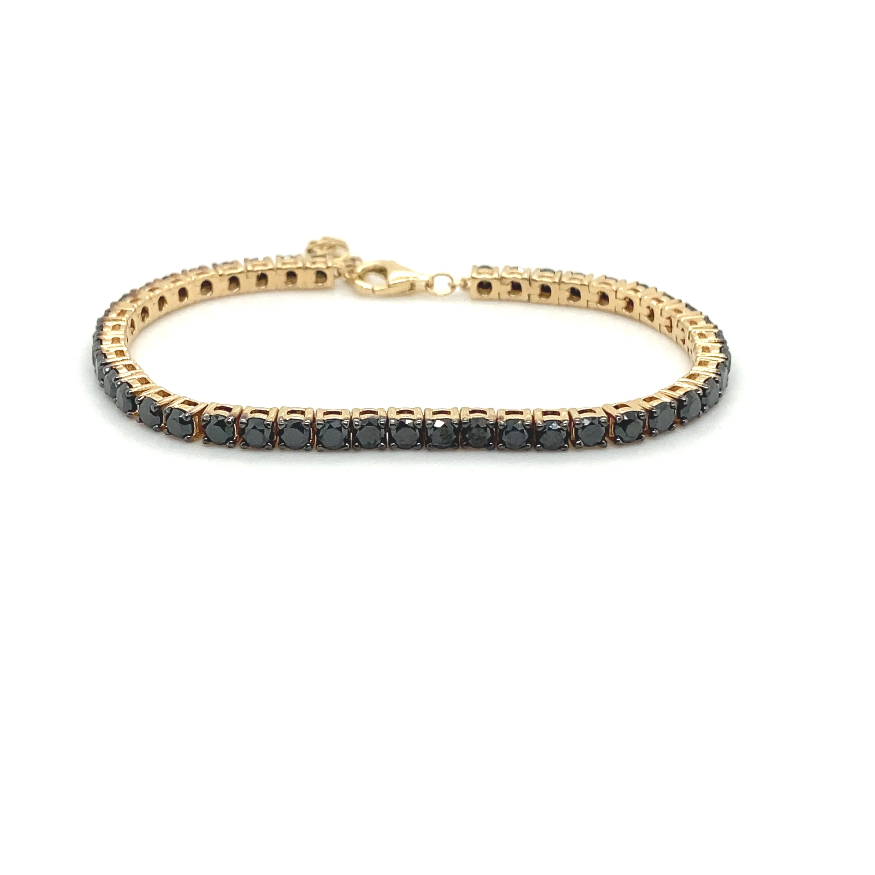 Black Diamond Tennis Bracelet