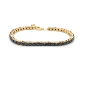 Black Diamond Tennis Bracelet