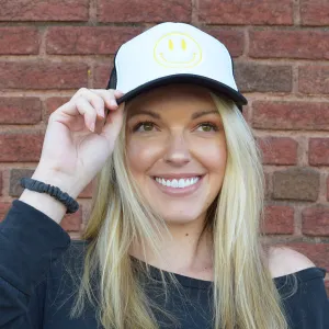 Black Hat with Yellow Smiley
