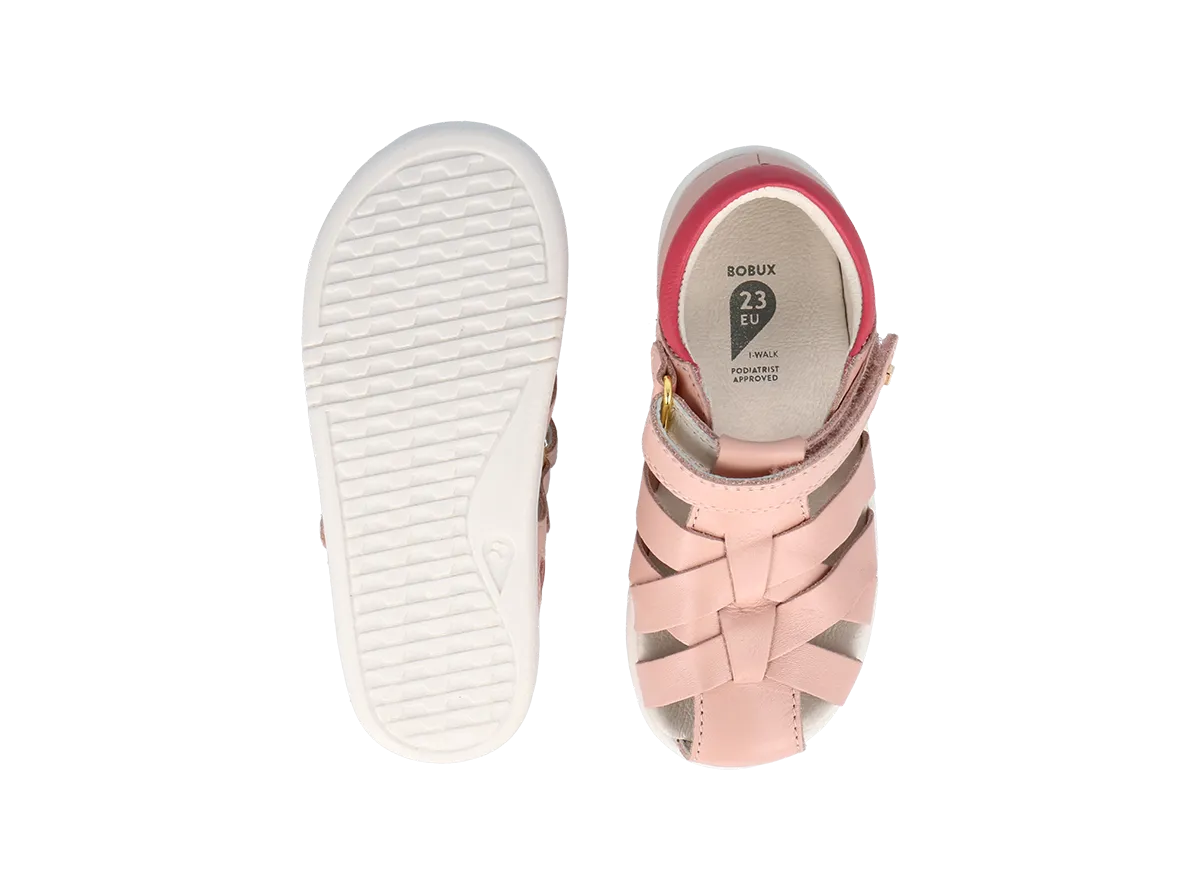 Bobux Step Up Tropicana Sandal - Seashell/Guava
