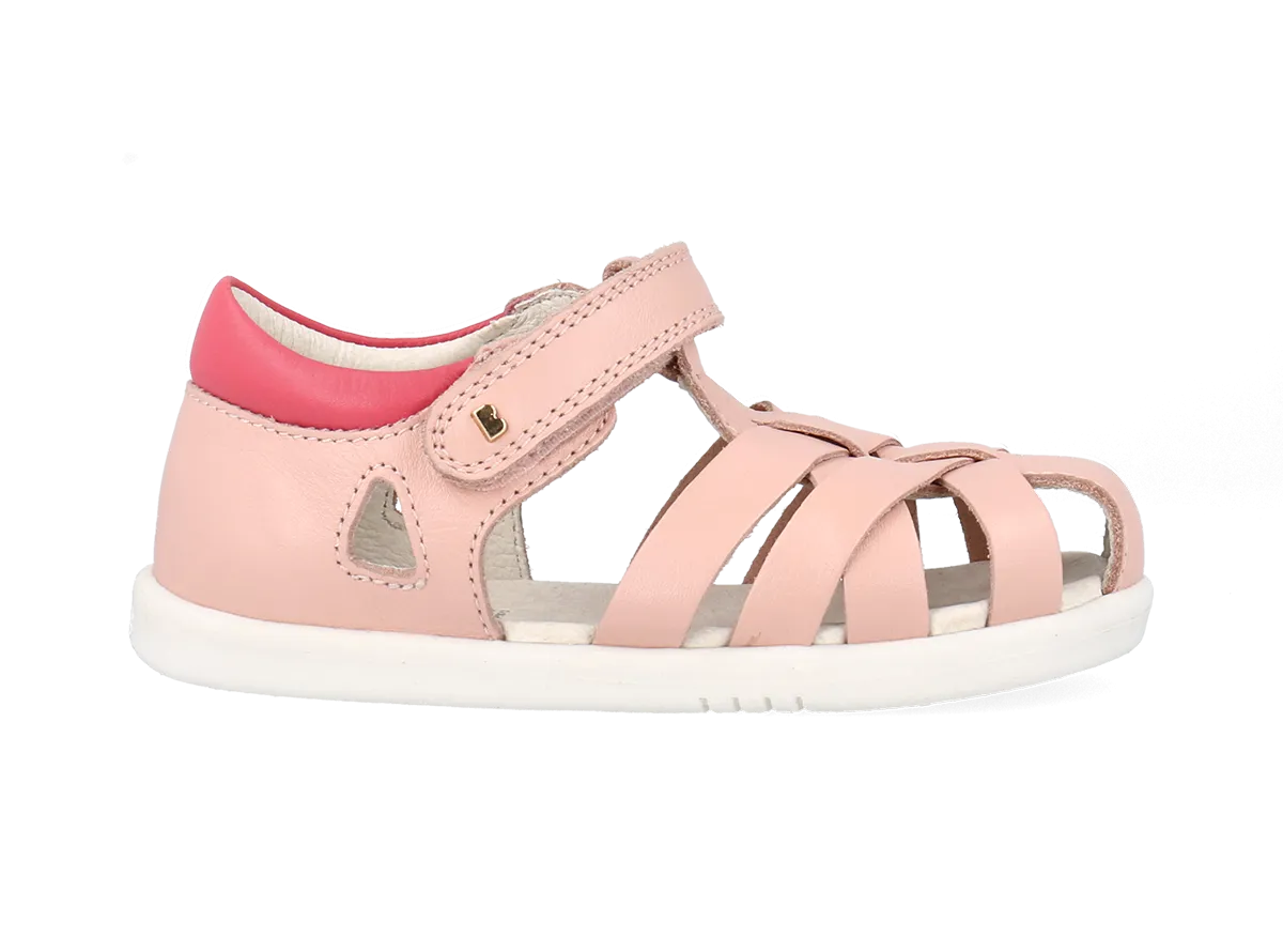 Bobux Step Up Tropicana Sandal - Seashell/Guava