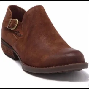 BORN Nolina Rust Leather NWOB Bootie