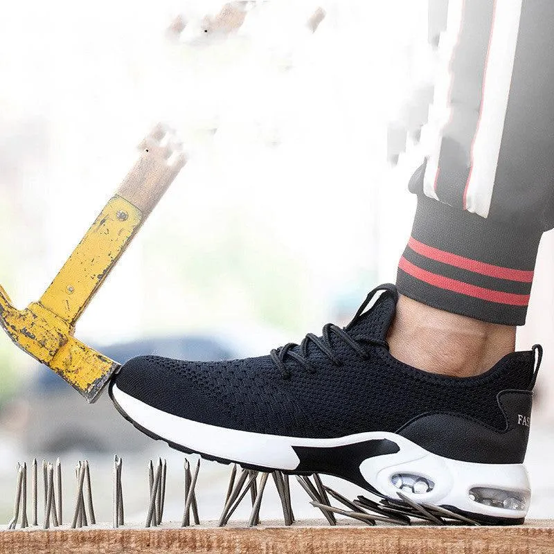 Breathable Lightweight Anti-Smash Safety Shoes