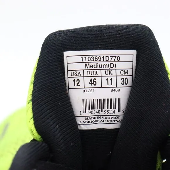 Brooks Ghost 14 Mens Size 12D US Nightlife Neon Green Running Shoes Sneakers