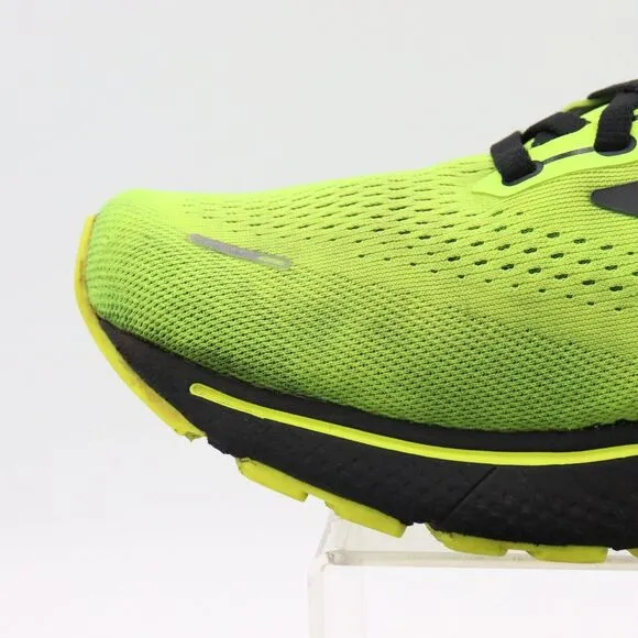 Brooks Ghost 14 Mens Size 12D US Nightlife Neon Green Running Shoes Sneakers