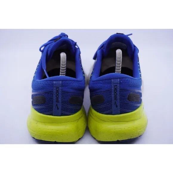 Brooks Glycerin 20 Mens 9.5 D Shoes Blue Yellow Running Walking Gym Sneaker