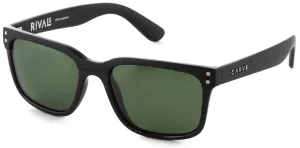 Carve Rivals Sunglass - Matte Black Green Polarized