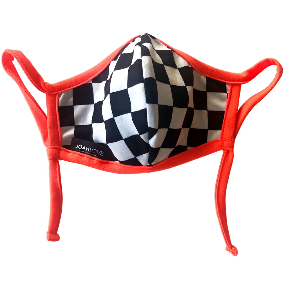 Checker | Neon Orange