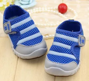 Children Shoes For Boys & Girls Mesh Sports Sneakers Soft Bottom Pink Blue For Little Kids Euro Size 17-22