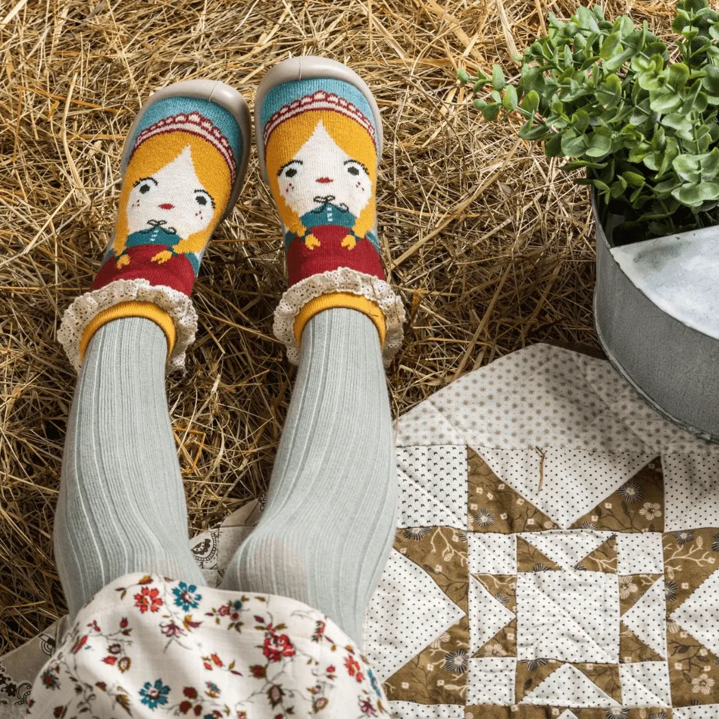 Collegien Slipper - Marie with Lace 18-19