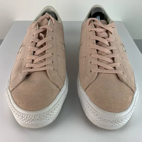 Converse Men’s Dusk Pink Suede One Star Pro Low Lace up Sneakers Shoes Size 12