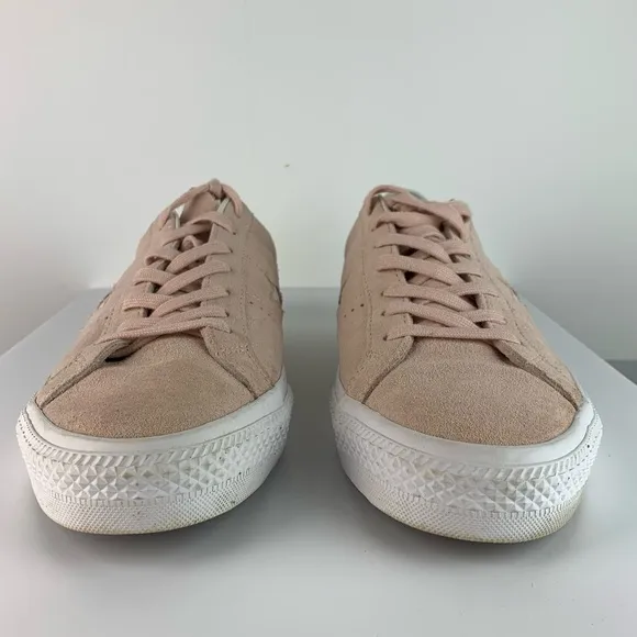 Converse Men’s Dusk Pink Suede One Star Pro Low Lace up Sneakers Shoes Size 12
