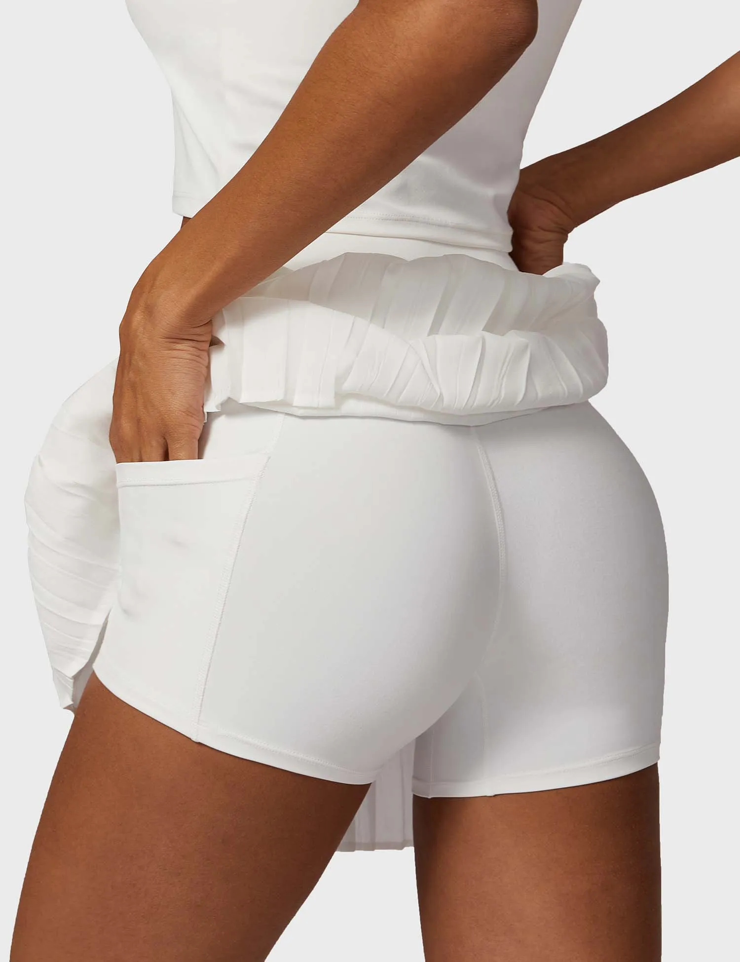 Crop Top Tennis Skirt Sets