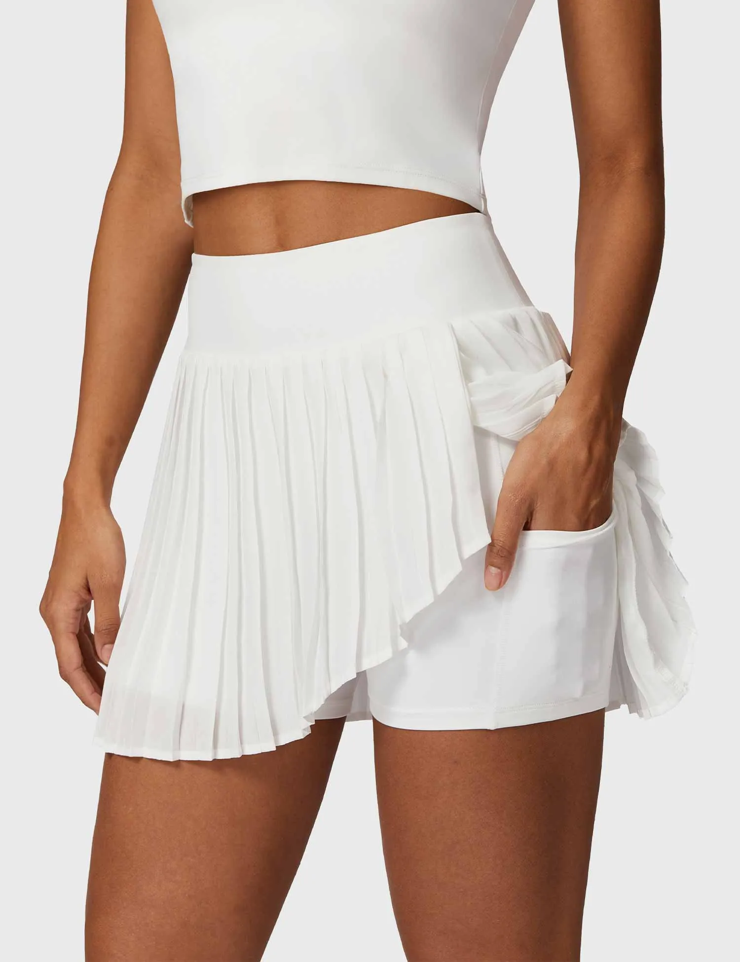 Crop Top Tennis Skirt Sets