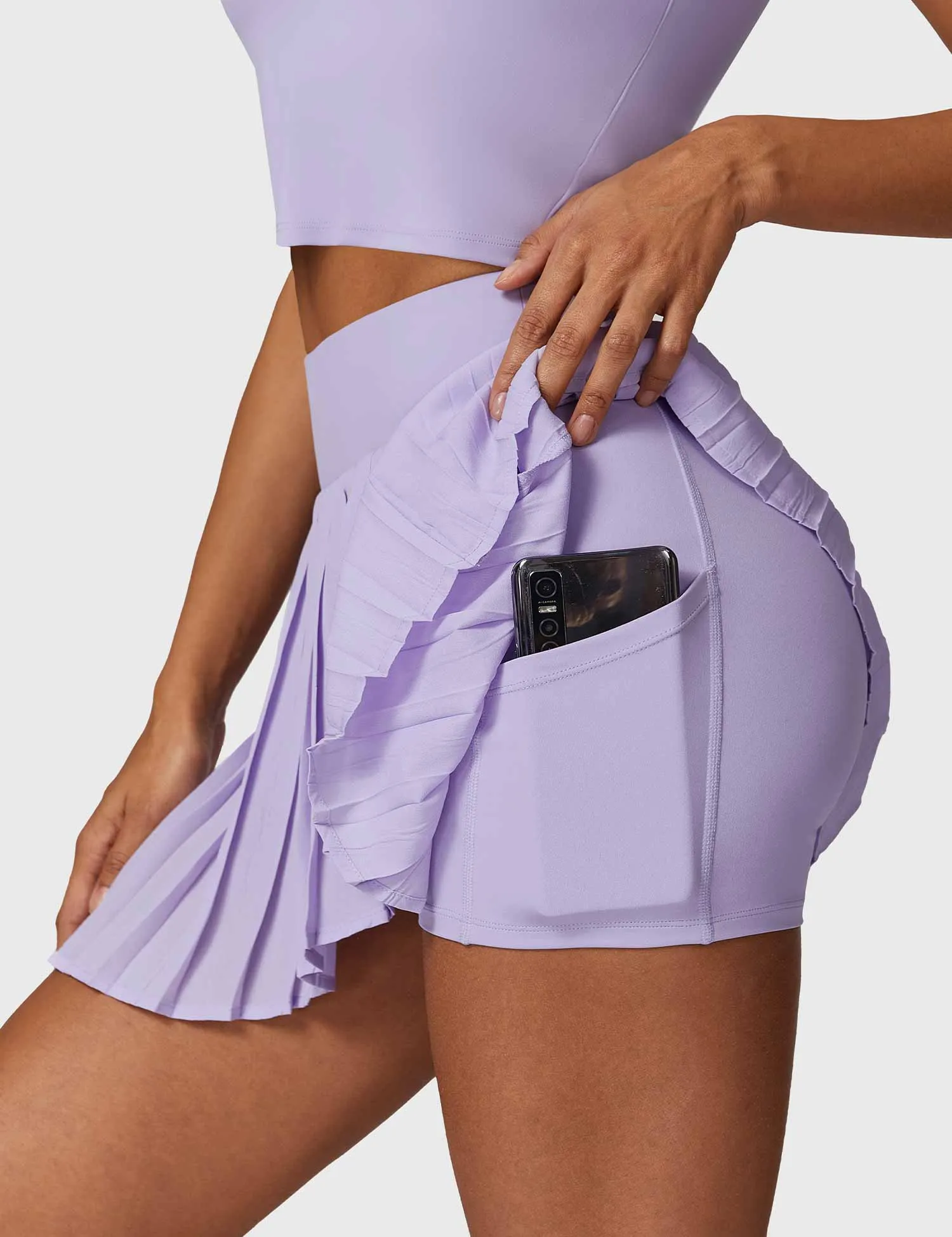 Crop Top Tennis Skirt Sets