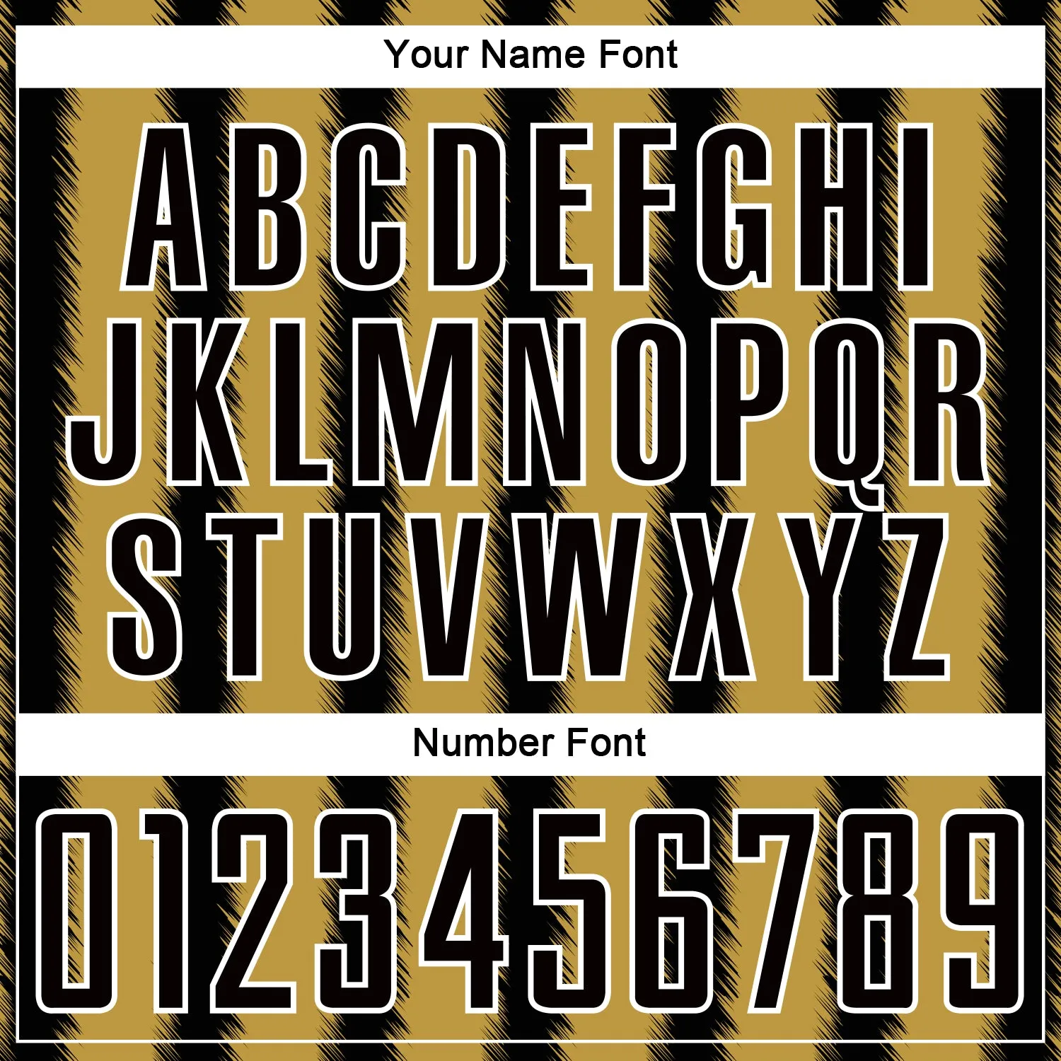 Custom Black Old Gold-White Line Sublimation Soccer Uniform Jersey