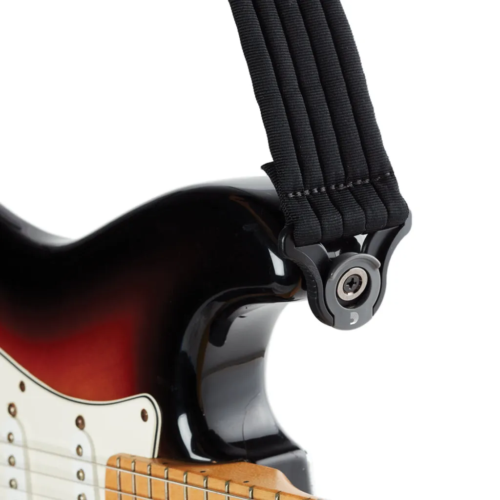 D'Addario - 50mm Auto Lock BLK Padded - Strap