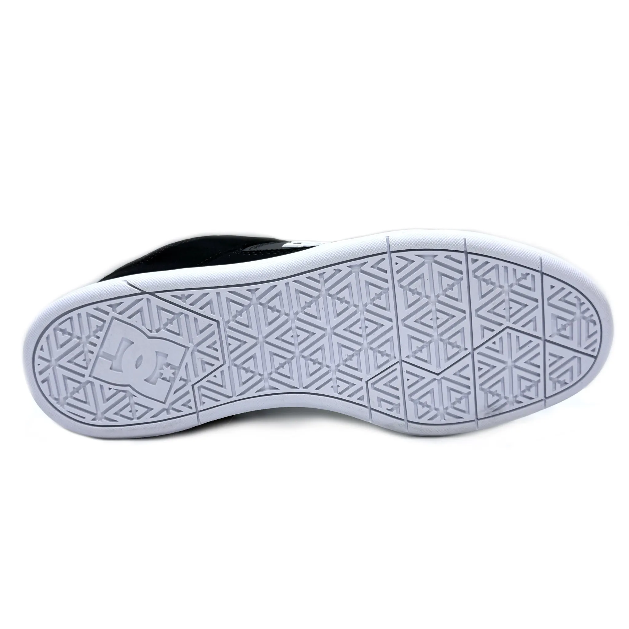 DC SHOES CURE BLACK & WHITE TRAINERS