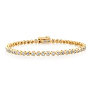 Diamond Bezel Tennis Bracelet